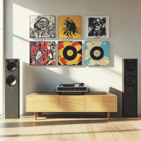 Schallplattenhalterung Wand – Setze deine...