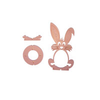 Personalisierbarer Osterhase – 3D-gedruckter Schokoladeneier-Halter für dein Osterfest