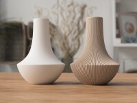 Shinto Vase | Skulpturale oder gerillte Designvariante für ruhige Wohnräume