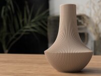 Shinto Vase | Skulpturale oder gerillte Designvariante für ruhige Wohnräume