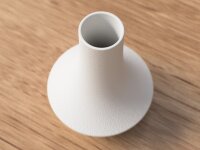 Shinto Vase | Skulpturale oder gerillte Designvariante für ruhige Wohnräume