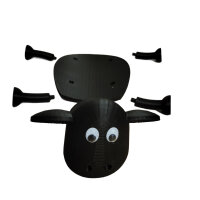 Lenny das Toilettenschaf – witziger 3D-Druck Toilettenpapierhalter
