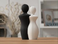 Familien-Skulptur 3D-Druck – moderne Dekofigur mit Eltern & Kindern